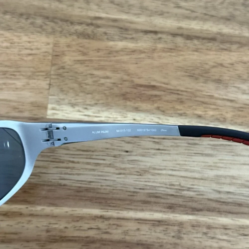 GTV Voyage Aluminum Polarized Sunglasses, Silver‎ Frame Grey 64 15 132